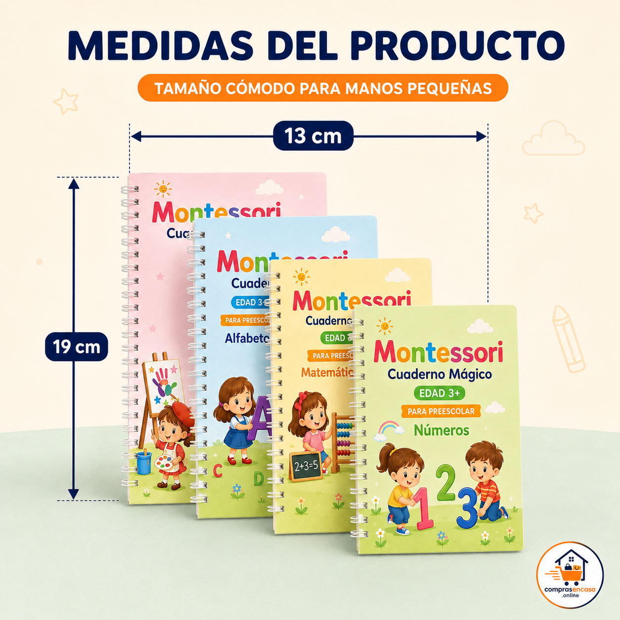 Cuaderno mágico reutilizable