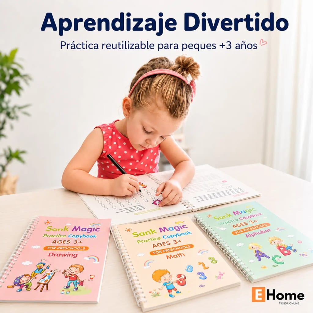 Cuaderno mágico reutilizable